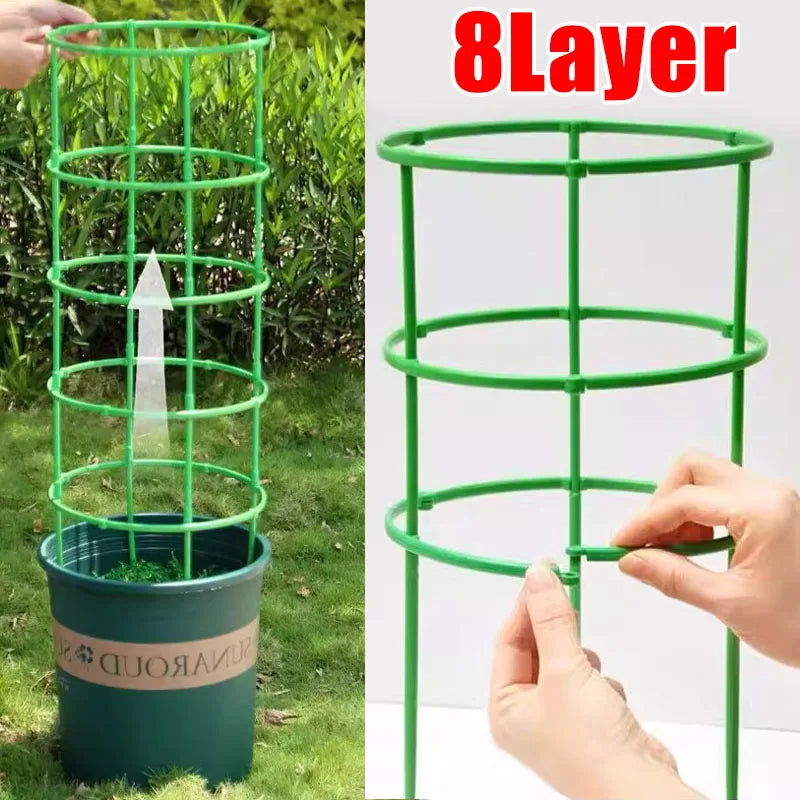 support plantes vert clips moderne arrangement fleurs tige fixation jardinextérieur