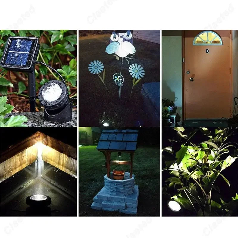 projecteur solaire led noir moderne autonome ip65 abspathente decoextérieur