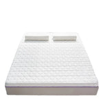 matelas mousse mémoire forme hexagonal moderne blanc violet 150x190cm 8cm