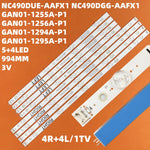 bande lumineuse led blanc moderne adhésive connecteurs électriques left right télévision 110 240v