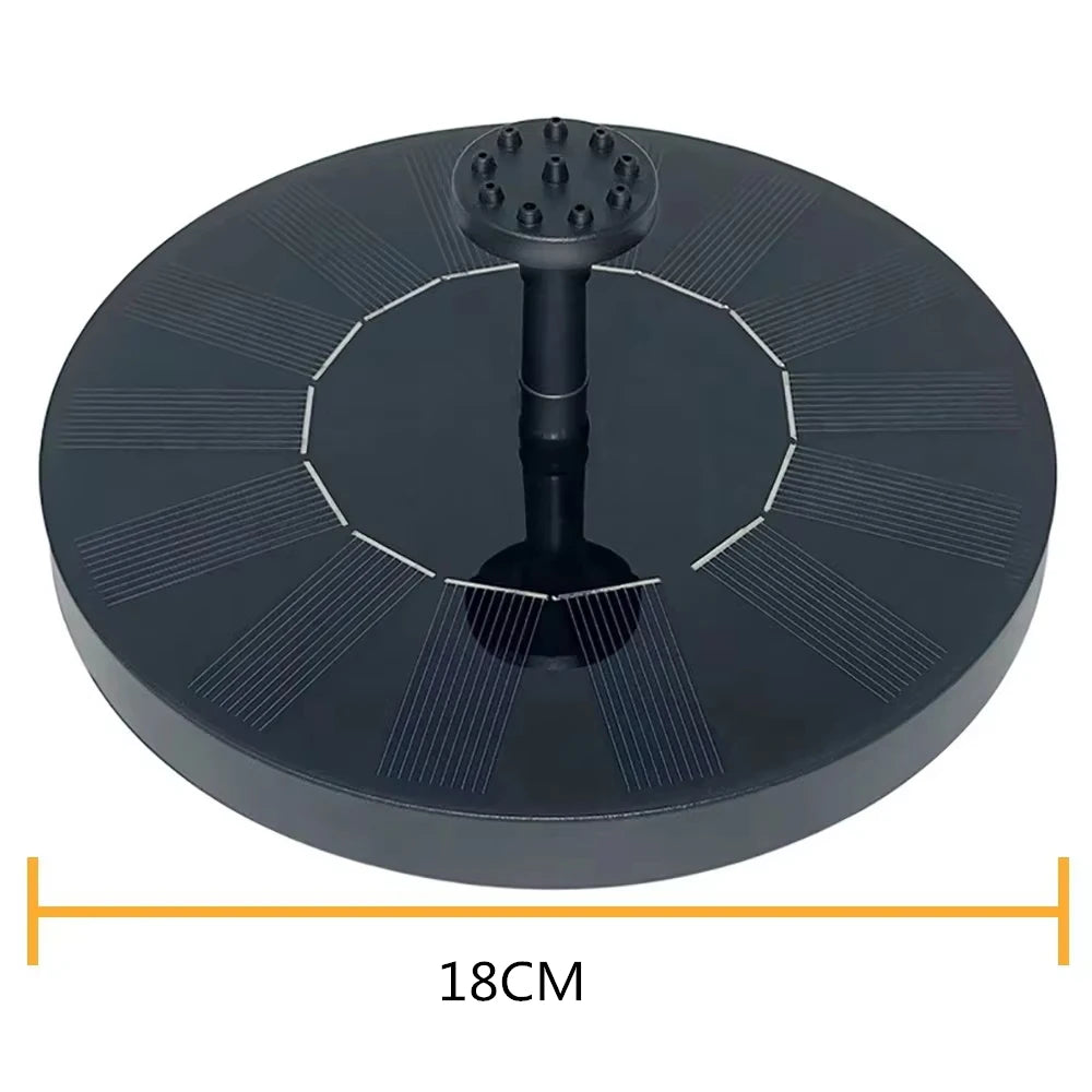fontaine solaire moderne panneau noir texture solaire adhésif pompe eau amovible batterie diffuseurs bague