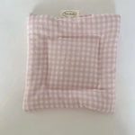 protector tasse carreaux rose bleu blanc doux coussin protection tasses decoration