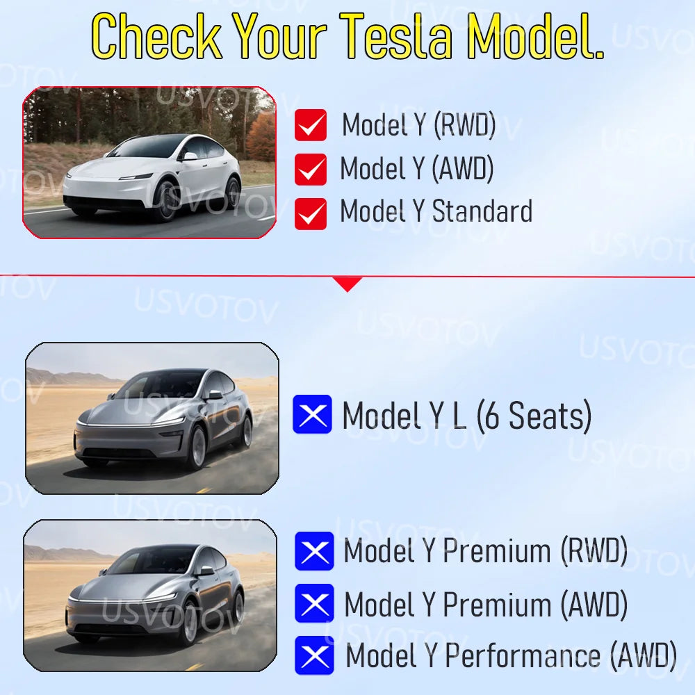 organisateur console centrale tpe noir minimaliste tesla model standard rwd rangement inférieur compartiment frontal