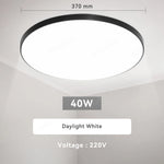 lampe led blanc moderne interrupteur télécommande 230mm 270mm 370mm