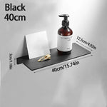 étagères murales modernes métal blanc noir gris salle bain cosmétiques serviettes