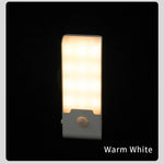 lampe nuit capteur mouvement rechargeable usb blanc moderne adhésif led
