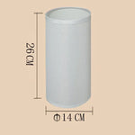 abat jour tissu texturé aspect lin table suspension moderne blanc beige clair marron foncé