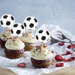 décorations cupcakes football blanc noir moderne festives tringles occasion anniversaire noël saint valentin halloween