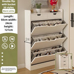 armoire chaussures moderne beige clair tiroirs rangement chaussures objets multifonction bois MDF