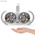 lampe dentaire led sans ombre réglable moderne blanc six sources lumineuses