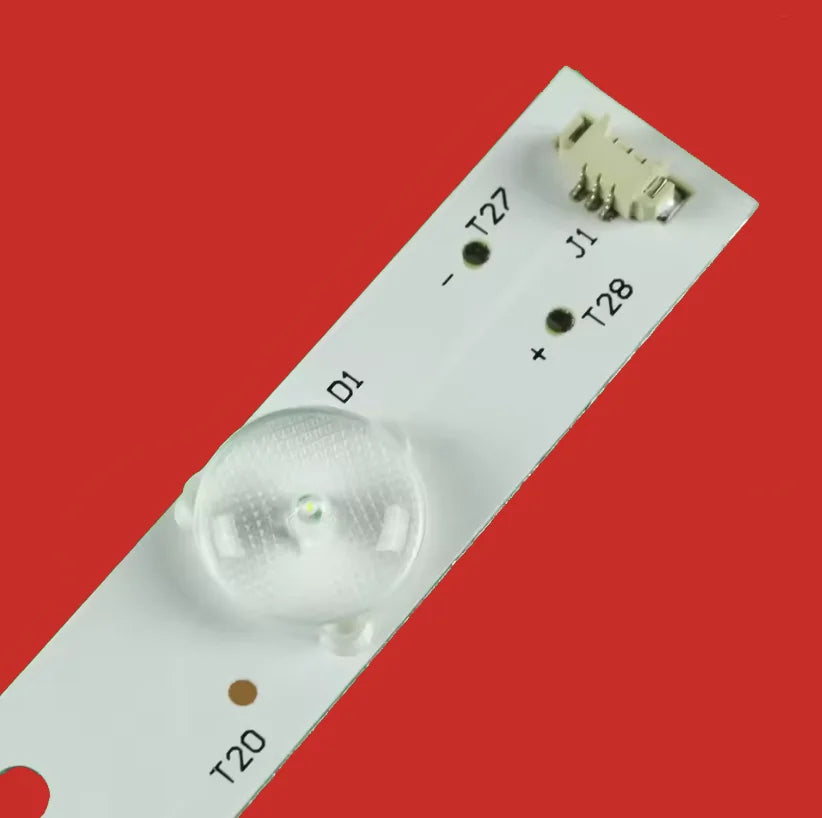 ruban led blanc 800mm lisse moderne 11 leds 3v tension