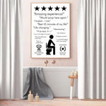 toile impression lettre moderne sans cadre blanc rectangle vertical 30x40cm 40x50cm 50x70cm A4