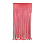 rideau festif franges lumineuses couleurs fluo jaune vert rose festive decoration anniversaire neon retro