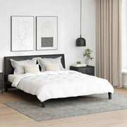 housse couette coton motifs géométriques taies oreillers deux pièces chambre décoration minimaliste ambiance zen