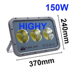 projecteur led moderne gris ip65 100w 150w 50w 24v 110v 220vextérieur jardin aluminium