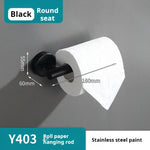 porte serviettes acier inoxydable noir moderne minimaliste brossé salle bain ensemble pièces métal lisse
