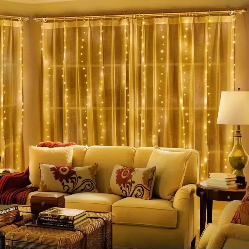 guirlande lumineuse multicolore led 3m blanc chaud blanc froid décoration noël moderne chambre salon