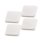 rideau polonais fermeture adhésive moderne accessoire rideau carreaux gris blanc 6pcs opaque minimaliste