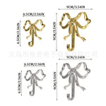 porte sacs décoratif or ruban noeud argent bronze opacité vintage