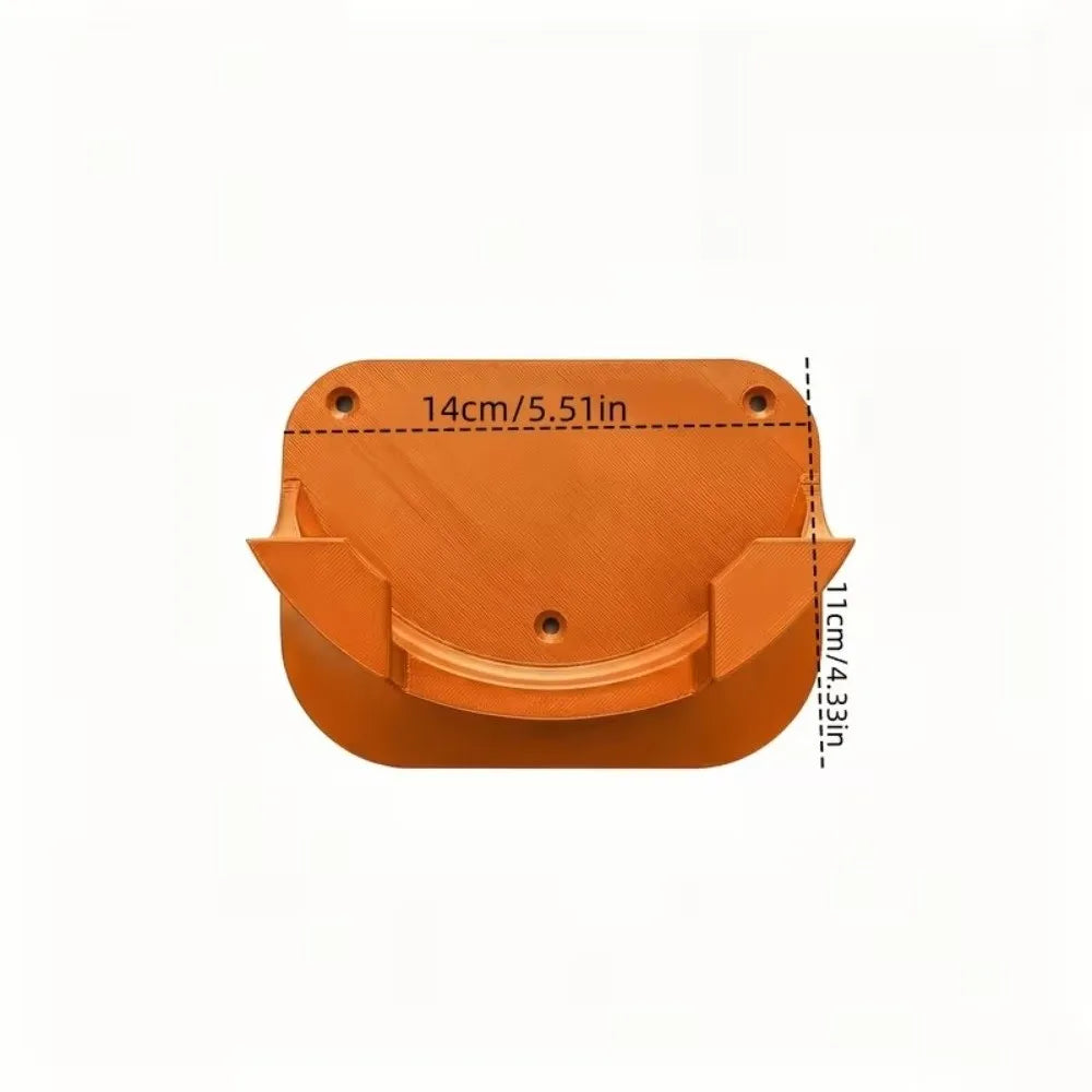 support mural orange noir blanc multifonction vis outils rangement moderne