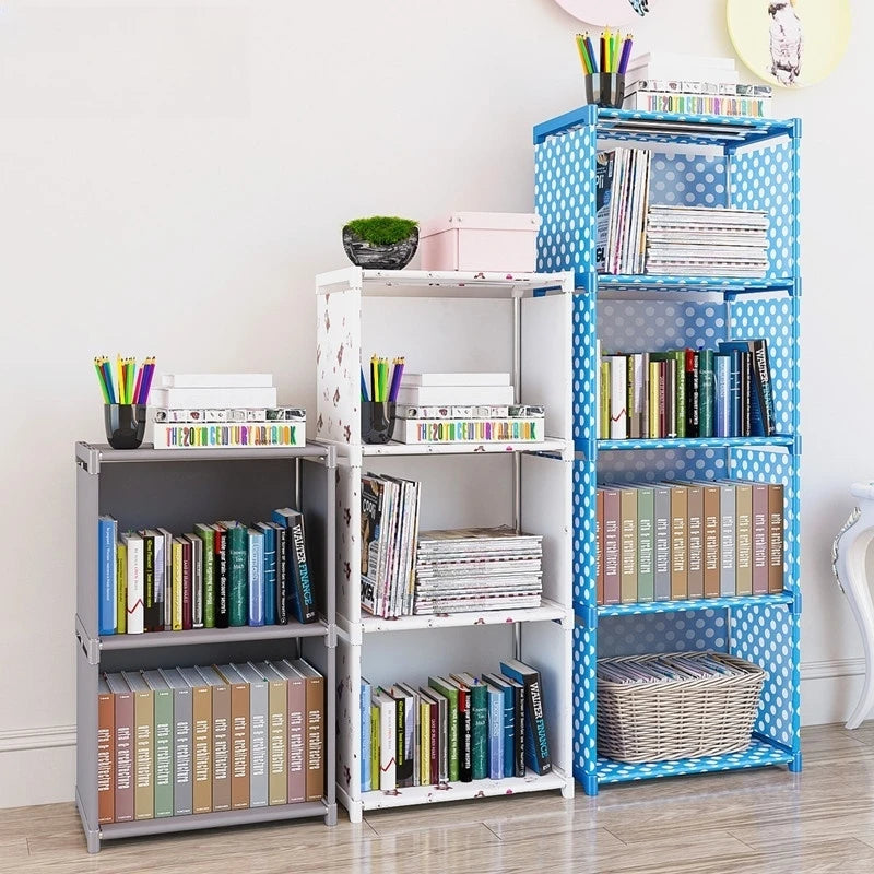 étagère modulaire imprimée papillons gris clair moderne étagères paniers osier objets décoration livres supports