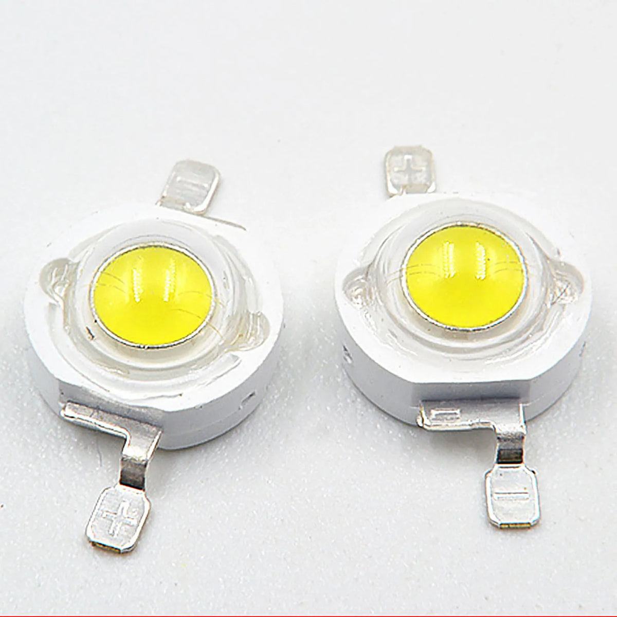 diodes led 1w 3w 5w blanc blanc chaud rouge bleu vert clips métalliques support