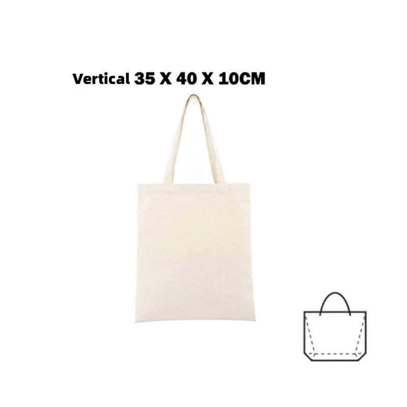 sac main femme toile noire grande pochette shopping coton solide moderne