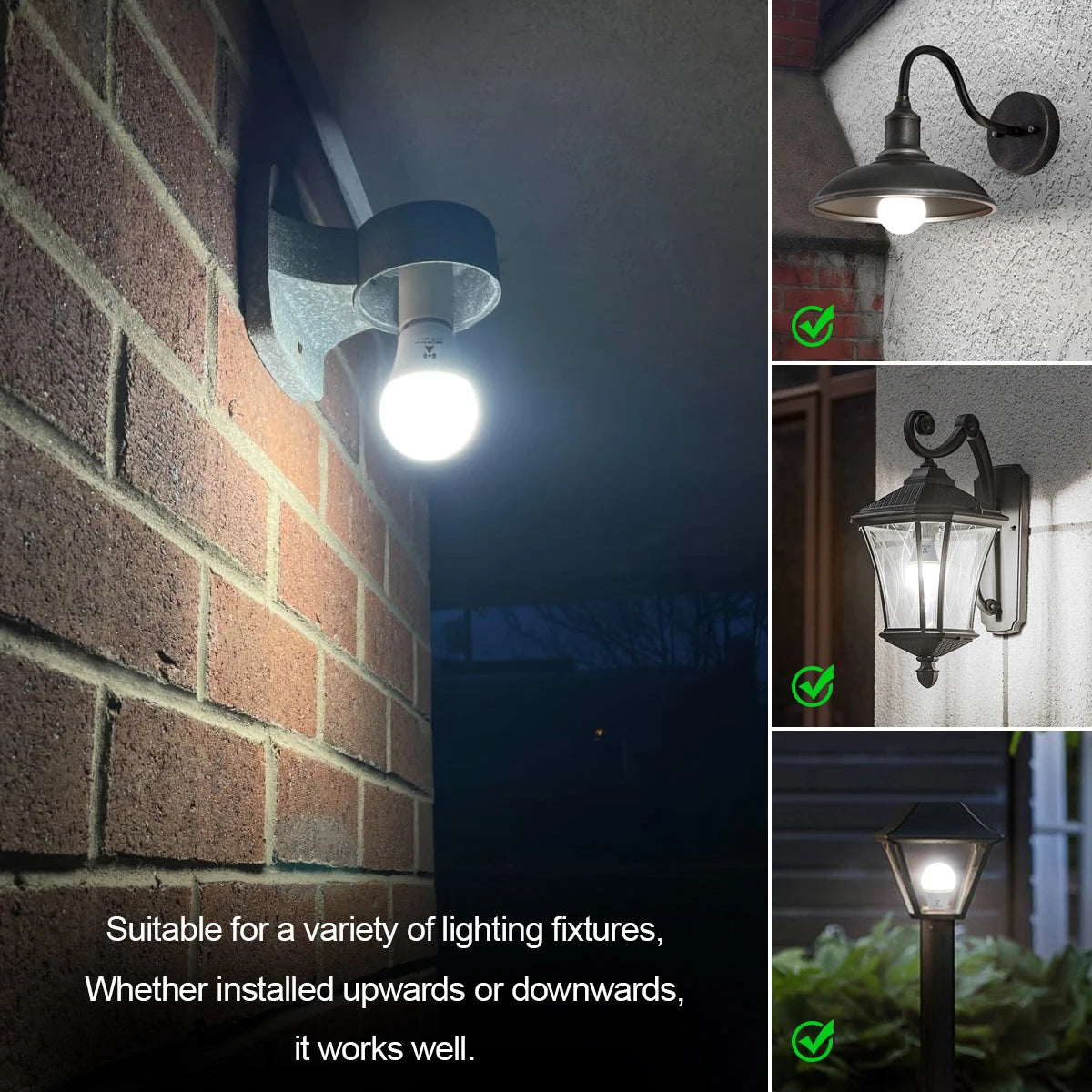 ampoule led blanc moderne e27 induction mouvement radar détecteur lumière sécurité urgence 11w 220v