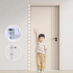 règle croissance murale moderne adhésive rouleau règle rouleau colle texture bois beige blanc 200cm