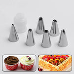 poche pâte silicone réutilisable 24 buses aiguilles métalliques outil pâtisserie