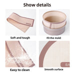 tapis adhésifs silicone reutilisables nettoyage facile liberations parfaites gateaux textures modernes six huit dix