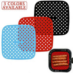 couvre casserole adhésif silicone antiadhésif moderne rouge bleu noir points tapis doublure cuisson respectueux