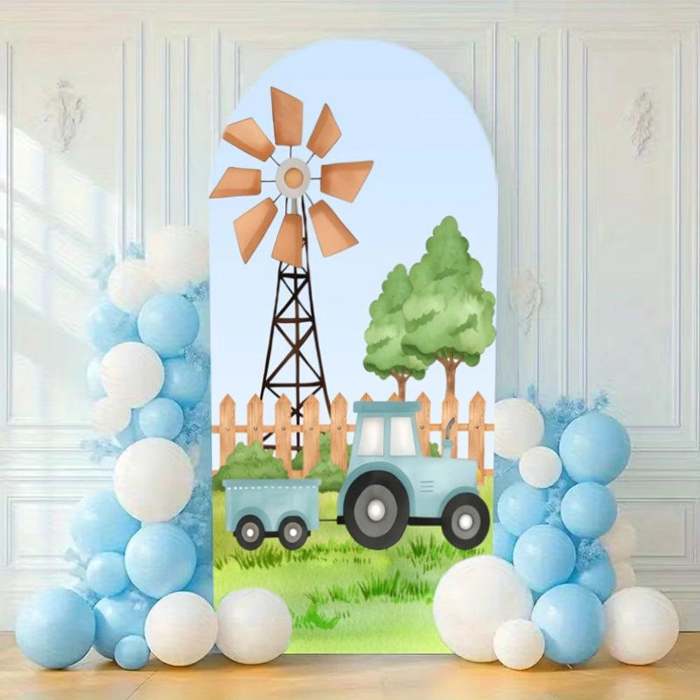 panneau décoratif animaux illustration cartoon clips enfants rouge vert bleu blanc