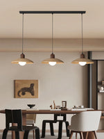 suspension lumineuse moderne bois clair taille 100cm éclairage salon chambre restaurant