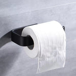 porte serviettes papier adhésif moderne rayures fines beige clair salle bains accessoire rangement rouleaux