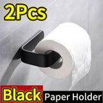 porte papier adhésif moderne noir blanc texture mat salle bains cuisine