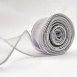 ruban satin organza transparent élégant rose clair blanc gris rouge vert pastel 10 yards