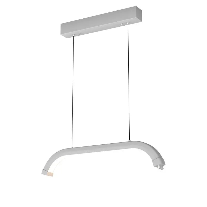 lampe salon led réglable noir blanc rose moderne minimaliste suspension chambre