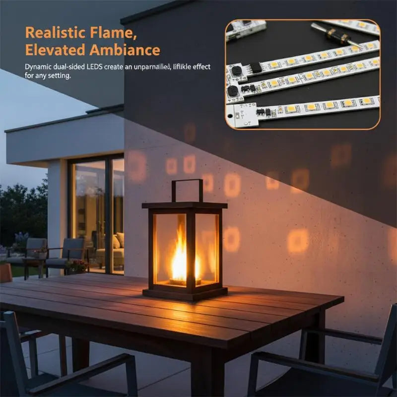 ruban led blanc orange points lumineux moderne adhésif connecteur câble solaire 62mm autonomie