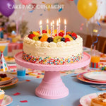 présentoir gâteau silicone rose bleu classique opalescent anniversaire mariageDecoration événementnelle support plateau gâteaux