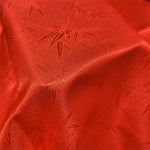 tissu brocart bambou vert rouge blanc élégant bricolage maison décor cosplay 150cm polyester