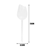 pique plantes tulipe plastique rose violet blanc translucide moderne adhésif kit arrosage