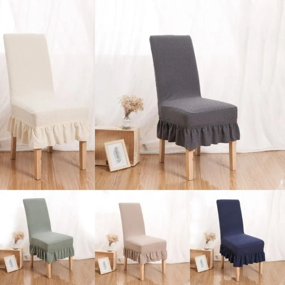 Housse chaise rayées polyester gris beige vert noir classique opacité chaises banquets adultes moderne