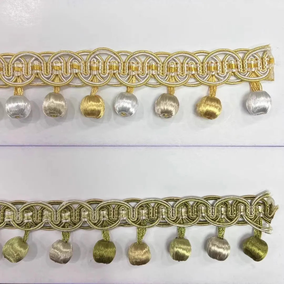 ruban décoratif or argent élégant pendantes motif géométrique classique adhésif vert blanc