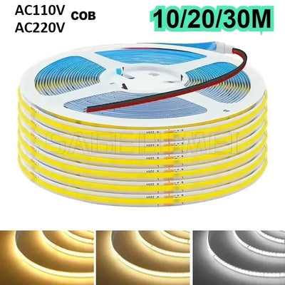Ruban LED COB 220V sans transformateur blanc