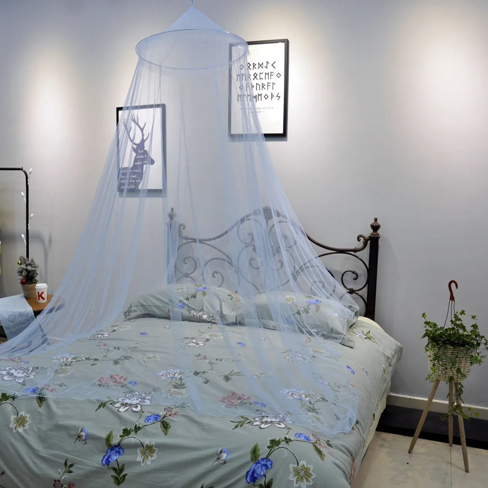 filet lit moustiquaire suspendu dôme moderne transparent coussin oreiller décoratif