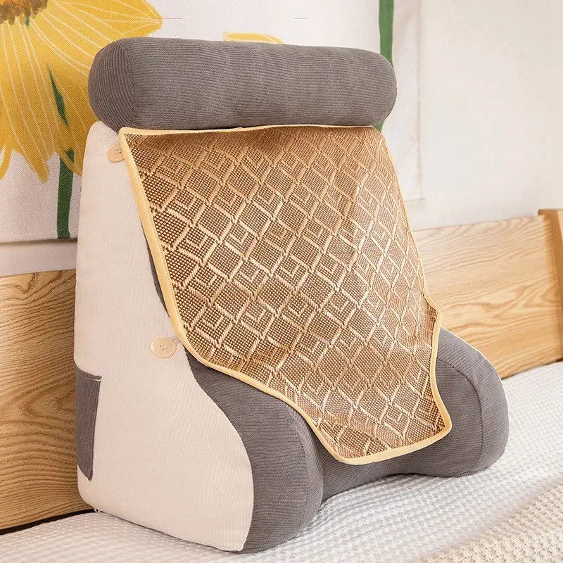 coussin soutien ergonomique moderne lavable vert rose gris bleu jaune pp coton polyester