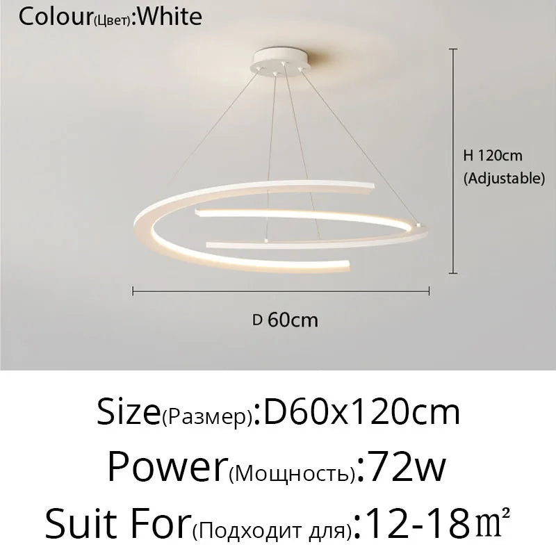 suspension lumineuse moderne gris blanc minimaliste salon chambre hôtelversible autonomependentifchaînes