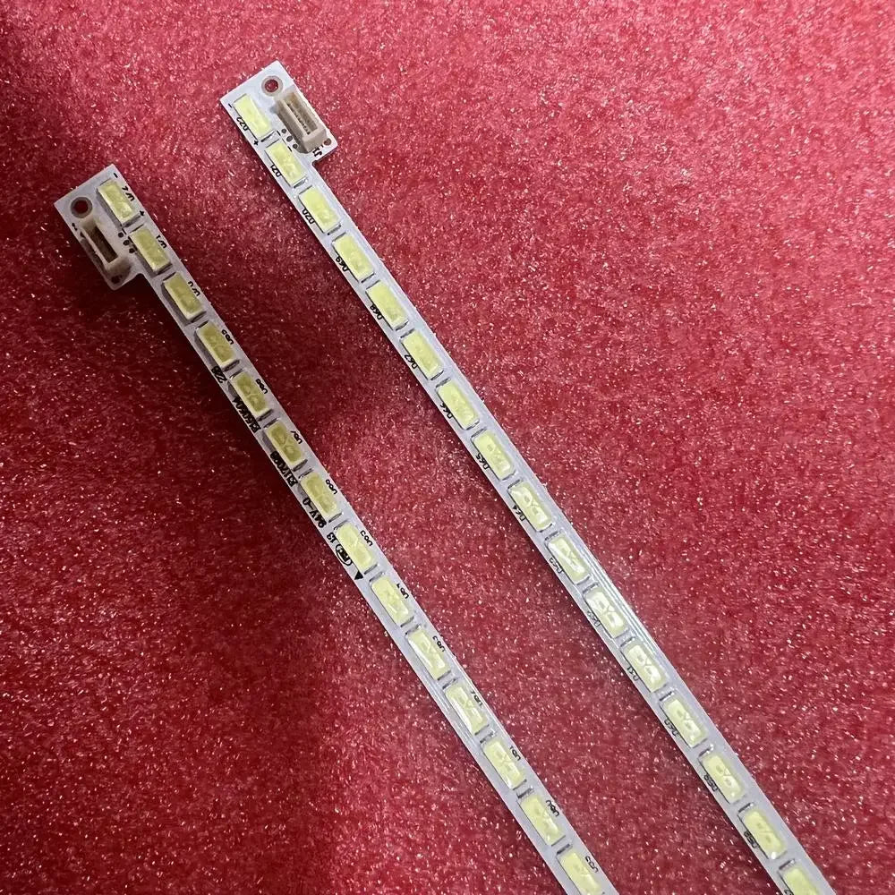 ruban led blanc moderne ligne led uniforme sans câble bouton poussoir fixations invisibles 2pcs