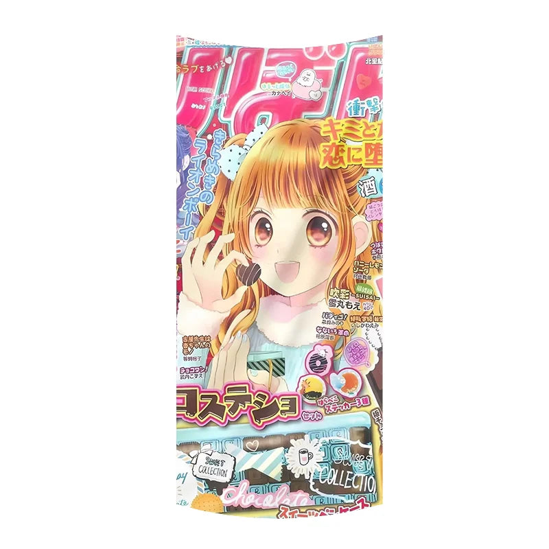 décoration murale manga shoujo rose blanche anime personnages desserts illustrations posters autocollants